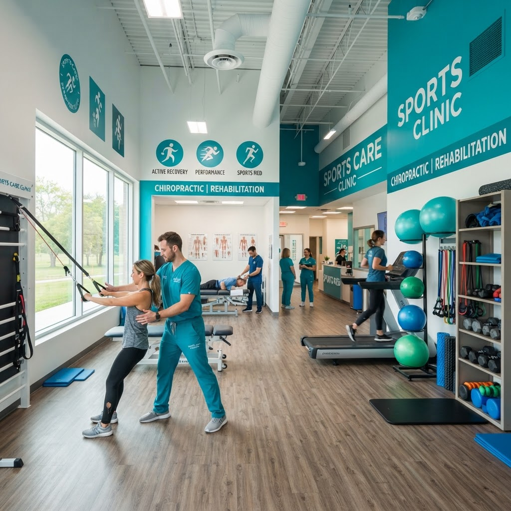 Athletes Hub interior